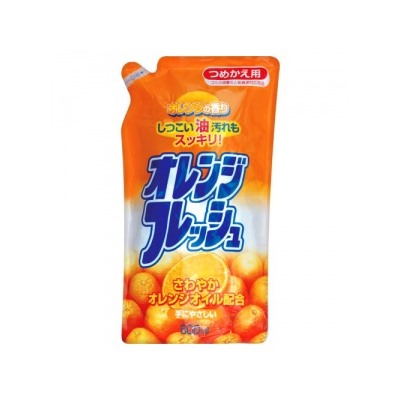 Rocket Soap. Средство для мытья посуды, овощей и фруктов Fresh аромат апельсина зп/блок 500мл 0782