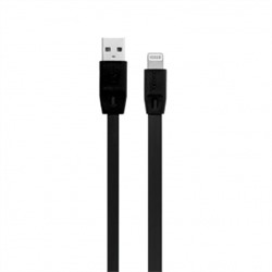 Кабель USB - Apple lightning Remax RC-001i Full Speed для Apple iPhone 5 (200 см) (черный) 50358