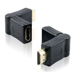 Переходник HDMI (мама) на HDMI (папа) Поворотный 7х2х1см