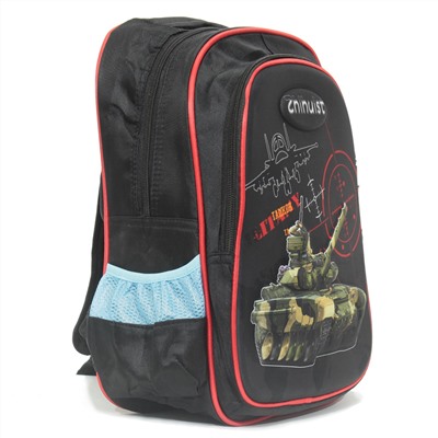 Рюкзак детский Y-001.2 (черно-красный)