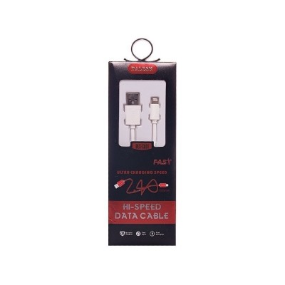 Кабель USB - Apple lightning Dalesh DLS-CA01 для Apple iPhone 5 (100 см) (белый) 81501