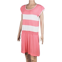 Платье женское 2005 (розово-белый)