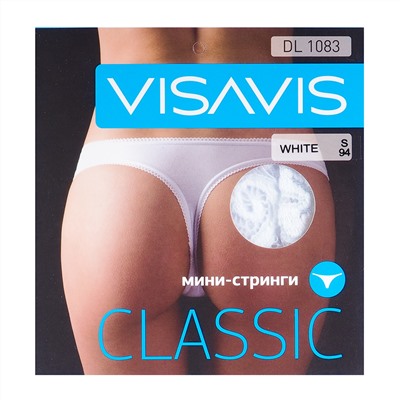 Трусы женские DL-1083 стринги (White)