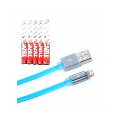 Кабель USB - Apple lightning Remax RC-005i Quick для Apple iPhone 5 (100 см) (синий) 50372