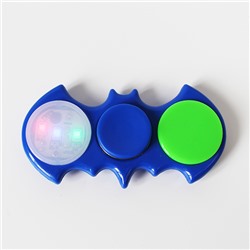 Игрушка-антистресс спиннер SPINNER Led Бэтмен синий