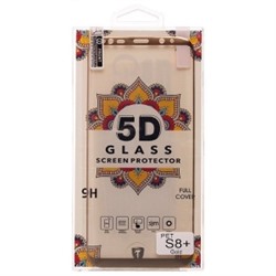Изогнутая защитная плёнка Glass PET 5D для "Samsung SM-G955 Galaxy S8 Plus" (золотой) 83547