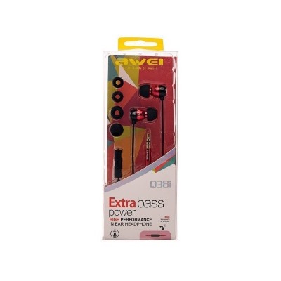 Проводные наушники Awei Q38i (красный) 79009