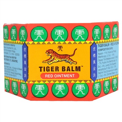 Обезболивающая мазь Tiger Balm, 9 мл. 34735.22 (Red ointment)