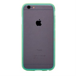 Чехол-бампер силиконовый для Apple iPhone 6 (мятный/желтый) 60492
