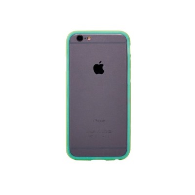 Чехол-бампер силиконовый для Apple iPhone 6 (мятный/желтый) 60492