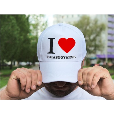 Бейсболка "I love Krasnoyarsk"