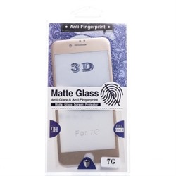 Защитное стекло Full Screen Glass 2,5D, матовое для "Apple iPhone 7/8" (золотой) 71166