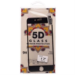 Изогнутая защитная плёнка Glass PET 5D для "Apple iPhone 7/8" (черный) 83531