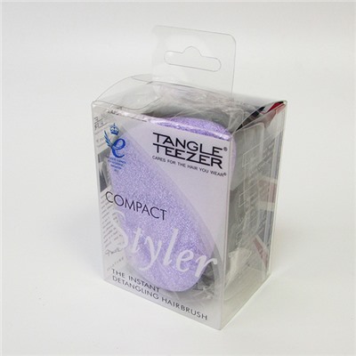Расческа для волос Tangle Teezer (Танг Тизер) Compact Styler сиреневый-металл премиум №3