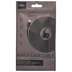 Кабель USB - Type-C Remax RC-075a Rayen series 100см (черный) 79097