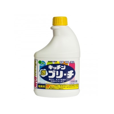 Mitsuei. Универсальное кухонное моющее и отбеливающее пенное средство запасная бутылка, 400мл 040061
