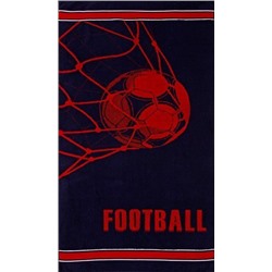 Махровое полотенце "Футбол" 70*140 см. хлопок 100%