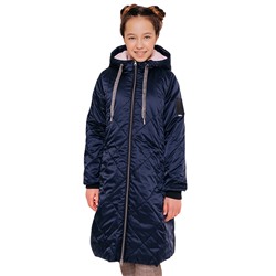 300-20о Пальто для девочки "Джемма", темно-синий