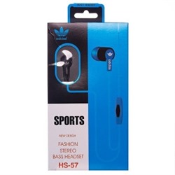 Проводные наушники с микрофоном RepAD HS-57 Sports (черный) 80087