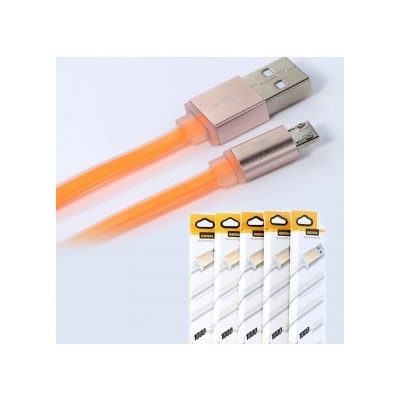 Кабель USB - micro USB Remax RC-005m Quick для HTC/Samsung (100 см) (оранжевый) 50335