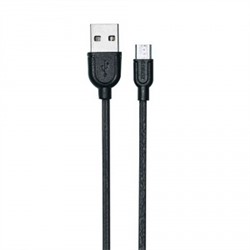 Кабель USB - micro USB Remax Souffle для HTC/Samsung, 100см (черный) Item 5-079 56889