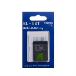 Аккумулятор для телефона Original Nokia 2600c (870 mAh) BL-5BT 5800