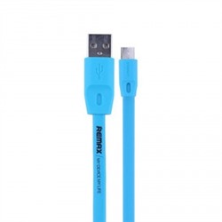 Кабель USB - micro USB Remax RC-001m Full Speed для HTC/Samsung (200 см) (синий) 71806