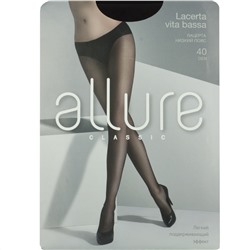 Колготки Allure LACERTA 40D VITA BASSA (nero)