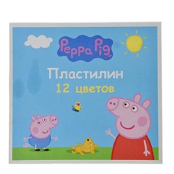 сув арт 230-063 РОСМЭН Пластилин "Свинка Пеппа" 12 цв