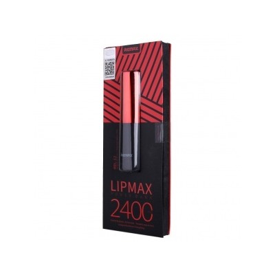 Внешний аккумулятор Remax RBL-12 Lipmax 2400 mAh (черный/красный) 52185