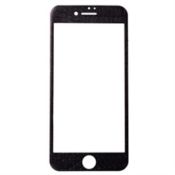 Защитное стекло цветное 4D Reptilian (Front+Back) для Apple iPhone 6 Plus (черный) 74017
