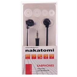 Проводные наушники Nakatomi EP-B21 (черный) 77079