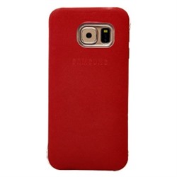 Чехол-накладка S View cover Wallet для Samsung Galaxy S6 Edge (красный) SM-G925 58105