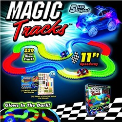 Волшебный трек/трасса конструктор Magic Tracks 220 деталей