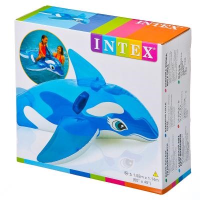 444 сув 359-247 INTEX Игрушка надувная для плавания Касатка 152x114см, рем комплект, от 3 лет 58523
