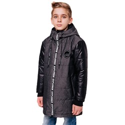 305-20о Куртка для мальчика "Стивен", черный