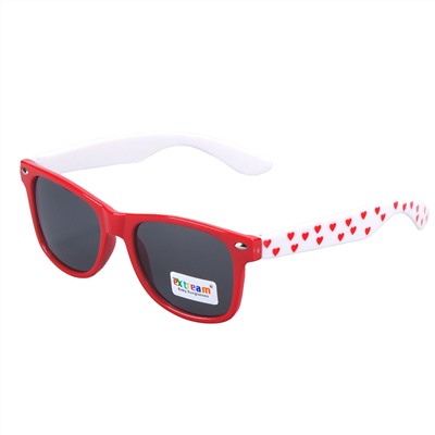 Детские солнцезащитные очки 1907.1 (красно-белый)