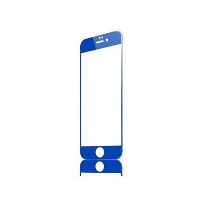 Защитное стекло цветное Glass 2.9D для Apple iPhone 6 (синий) 71658