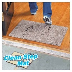 Супервпитывающий придверный коврик Clean Step Mat (Клин Степ Мат)