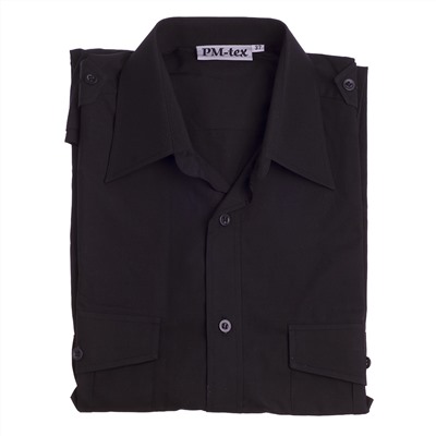 Рубашка мужская, короткий рукав 9021.29 (черный)