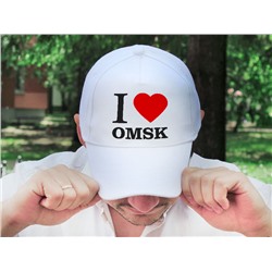 Бейсболка "I love Omsk"