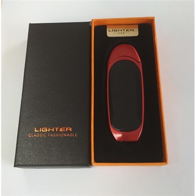202 USB зажигалка электронная электроимпульсная Lighter ОВАЛ