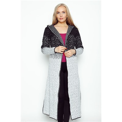 Кардиган-пальто женское 4100.2 (черный)