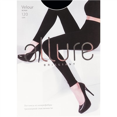 Легинсы Allure Velour 120D (nero)