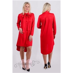 Платье П 563 (красный)