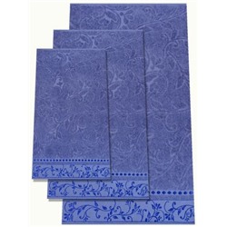 Махровое полотенце "Подарочное"-темно-синий 50*90 см. хлопок 100%