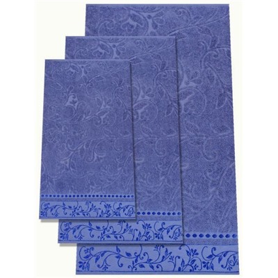 Махровое полотенце "Подарочное"-темно-синий 50*90 см. хлопок 100%