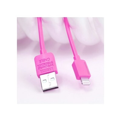 Кабель USB - Apple lightning Remax RC-06i Light Speed для Apple iPhone 5 (100 см) (розовый) 50368