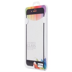 Защитное стекло зеркальное Glass для "Apple iPhone 7 Plus/8 Plus" (черный) 65378