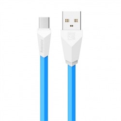 Кабель USB - micro USB Remax RC-030m Aliens для HTC/Samsung (100 см) (голубой) 56879